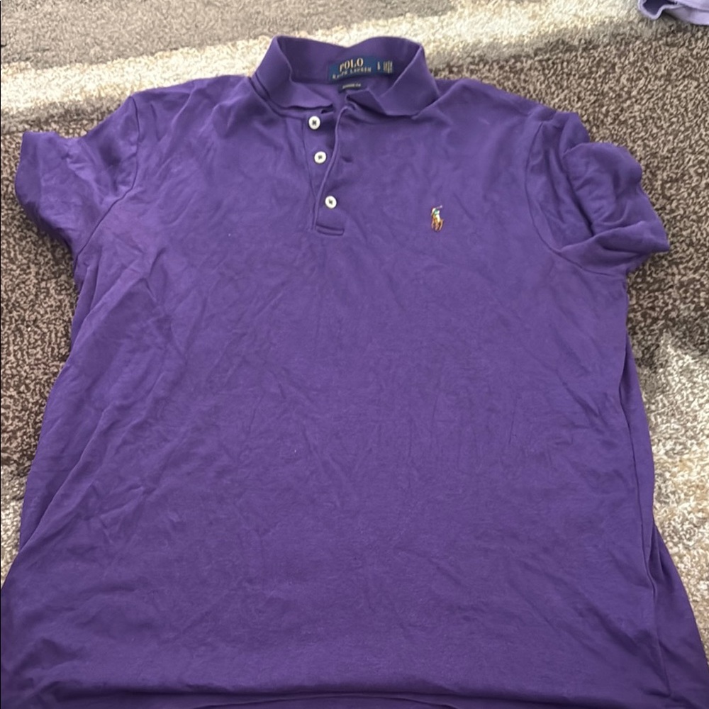 Polo by Ralph Lauren Classic Purple Polo Shirt